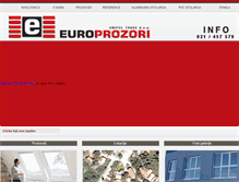 Tablet Screenshot of europrozori.hr